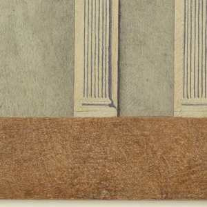 Drawing, Elevation of Wall opposite Room Windows designed by Louis Adrien Masreliez, 1926