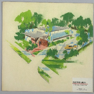 Drawing, Prefabricated Modular Group Clinic Exterior, ca. 1960s