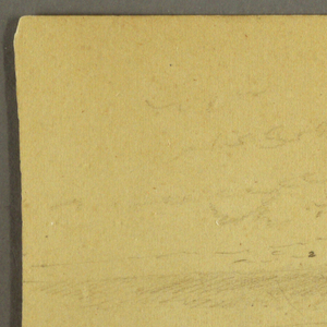 Drawing, Sunset over hills, July 9, 1866
