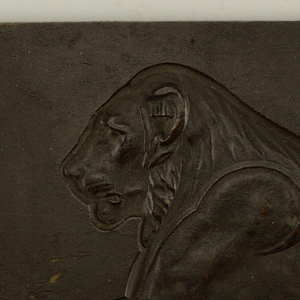 Plate, Lion