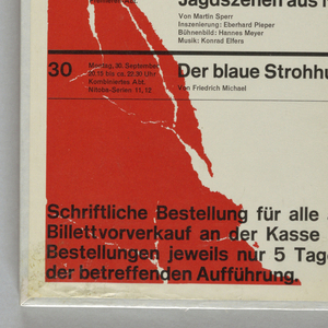 Poster, Basler Theater Komödie