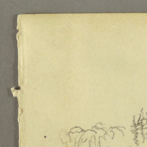 Drawing, Wooded shore, 1878