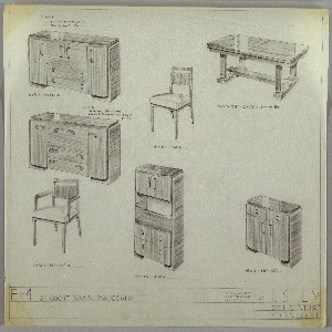 Drawing, Dining Room, Estey Suite