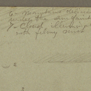 Drawing, Hudson Valley, 1863