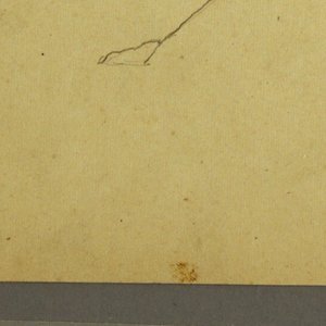 Drawing, Portion of a hill, possibly 1866