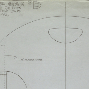 Drawing, Full-scale drawing of "Un, ca. 1982