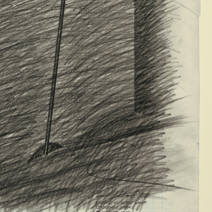 Drawing, Winged Victory Lamp, 1988