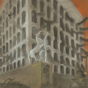 Drawing, Set Design for Titus Andronicus: Senate Exterior, 1998