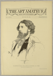 Print, Cover of The Art Amateur, Vol. 22 No. 5