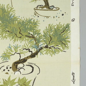Textile, Bonsai, ca. 1950