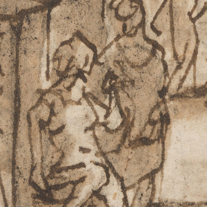 Drawing, Flagellation (?), ca. 1590