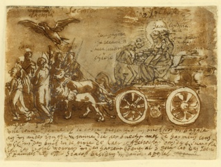Drawing, Design for plate 2