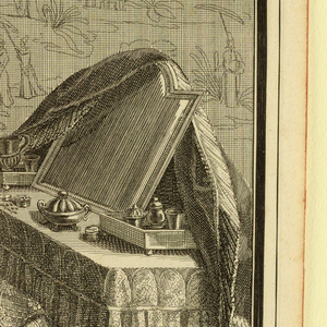 Print, Madamoiselle de Mennetoud a sa Toilette