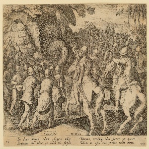 Print, Trapping the serpent, ca. 1595