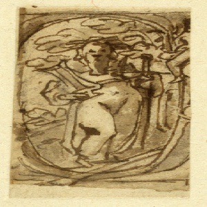 Drawing, Sketchbook Page with Homer, ca. 1590