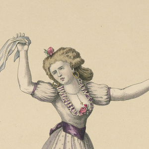 Unknown, Mlle. Clement as Nina Vernon, in "La Petite Ville"