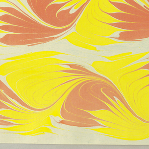 Book Paper, Book paper: Combed marbled pattern, 1962