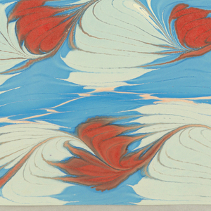 Book Paper, Book paper: Combed marbled pattern, 1962