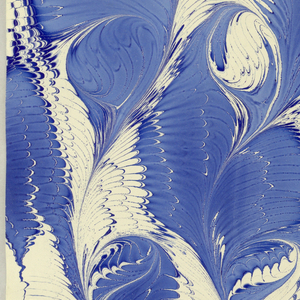 Book Paper, Book paper: Combed marbled pattern, 1962