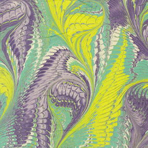 Book Paper, Book paper: Combed marbled pattern, 1962