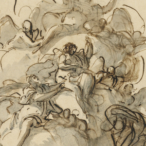 Drawing, Design for a Ceiling, 17th–19th century