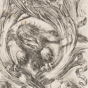 Print, Plate, from the series Ornamenti o grottesche (Ornaments or Grotesques), ca. 1653