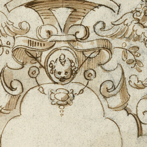 Drawing, Grotesque Design, early 17th century
