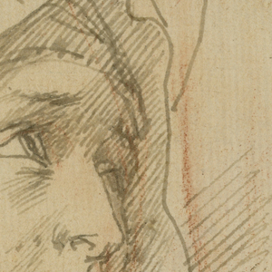 Drawing, Head of the Virgin, 1820–1835