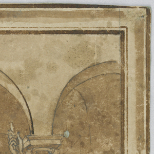 Drawing, Copy of the Crowning with the thorns in the Small Passion by Albrecht Durer, published in 1511, 1525–1600