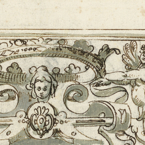 Drawing, Strapwork Design, early 17th century