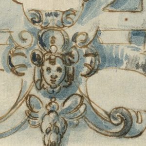 Drawing, Strapwork Design, early 17th century