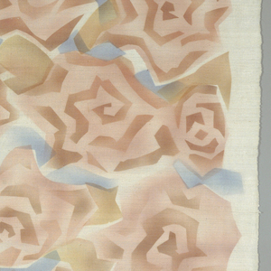 Textile, Cabbage Rose, 1987