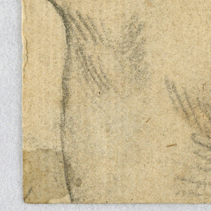 Drawing, Study: A left hand, 1650–1700
