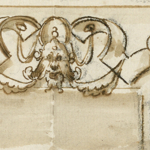 Drawing, Strapwork Design, early 17th century