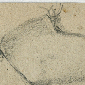 Drawing, Study: A right arm holding a stick, 1700–1750
