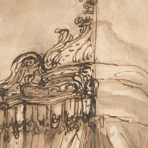 Drawing, Royal tent