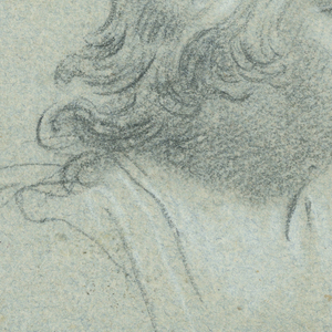 Drawing, Two Views of the Head of a Youth, 1795–1805
