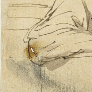 Drawing, Seated Man with Beard, 1800–1830