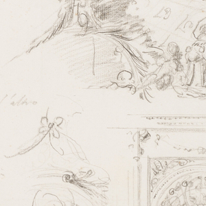 Drawing, Sculpture Gallery: Project for the Decoration of a Hall in a Palace during the Reign of the Emperor Napoleon as King of Italy, 18th–19th century