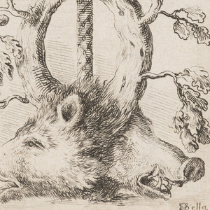 Print, Ornamenti o Grottesche (Grotesque Ornament), ca. 1653