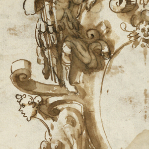 Drawing, Design for an Escutcheon, 1600–25