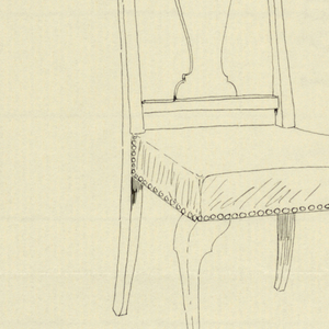 Drawing, Designs for Chairs