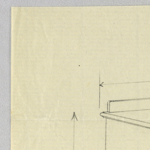 Drawing, Design for Bookcase