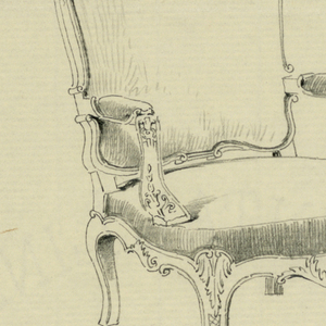 Drawing, Designs for Chairs