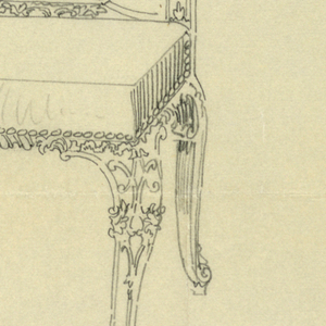 Drawing, Designs for Chairs