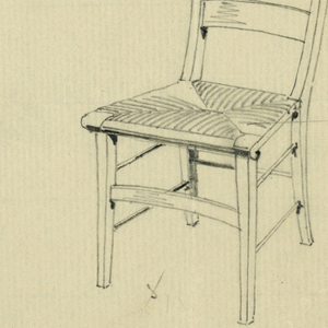 Drawing, Designs for Summer Dining Chairs, 1900–05