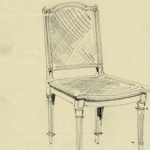 Drawing, Designs for Chairs