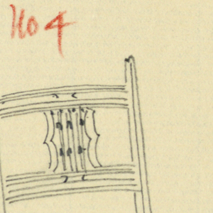 Drawing, Designs for Chairs