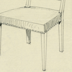 Drawing, Designs for Chairs