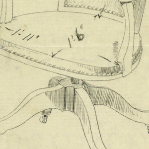 Drawing, Designs for Chairs